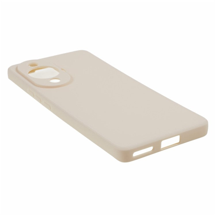 Straight Edge Phone Case for Huawei nova 11 / nova 12s 4G / nova 12 Lite 4G , Precise Cutout Anti-scratch TPU Cover - White