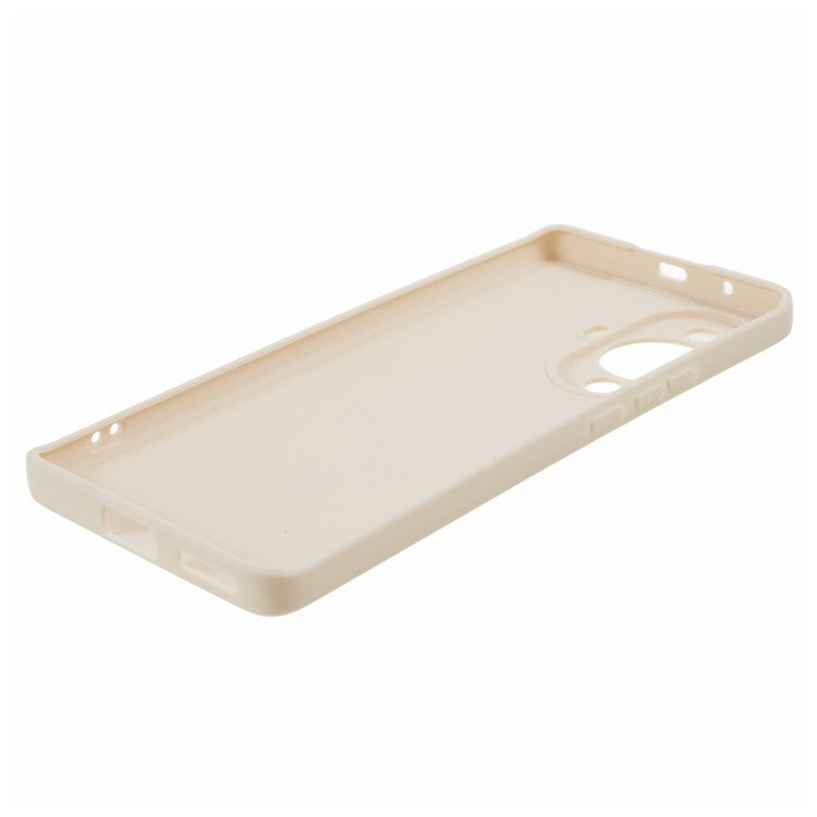 Straight Edge Phone Case for Huawei nova 11 / nova 12s 4G / nova 12 Lite 4G , Precise Cutout Anti-scratch TPU Cover - White