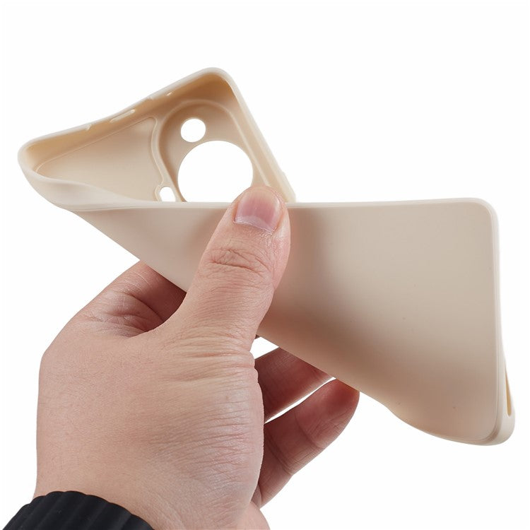 Straight Edge Phone Case for Huawei nova 11 / nova 12s 4G / nova 12 Lite 4G , Precise Cutout Anti-scratch TPU Cover - White
