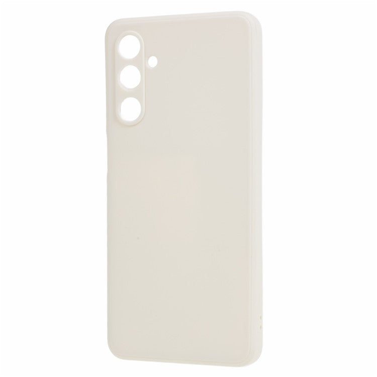 For Samsung Galaxy M54 5G / F54 5G Straight Edge Phone Case Precise Cutout Anti-scratch TPU Cover - White