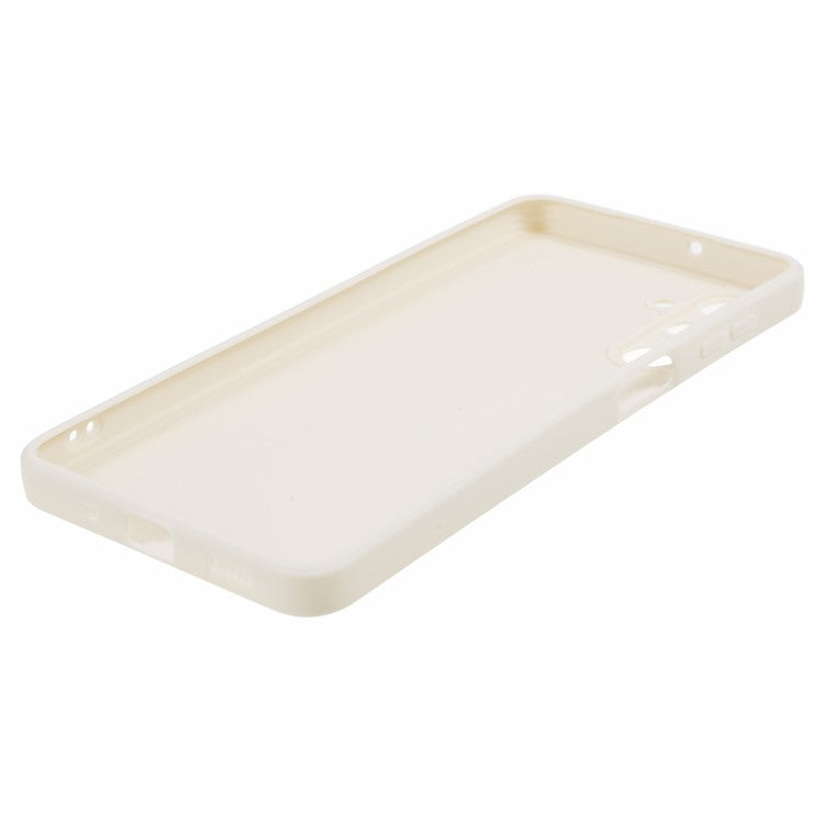 For Samsung Galaxy M54 5G / F54 5G Straight Edge Phone Case Precise Cutout Anti-scratch TPU Cover - White
