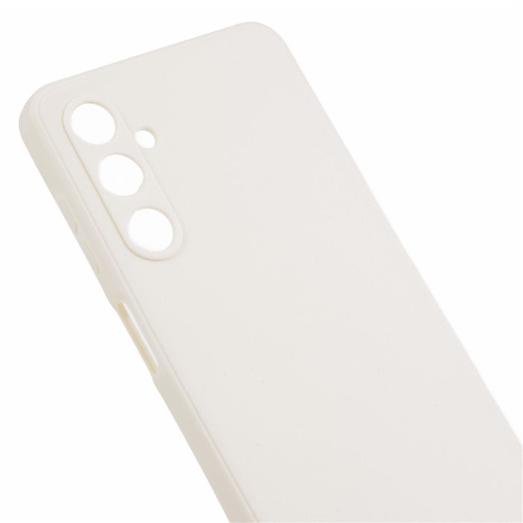 For Samsung Galaxy M54 5G / F54 5G Straight Edge Phone Case Precise Cutout Anti-scratch TPU Cover - White