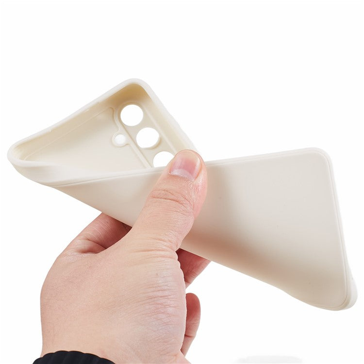 For Samsung Galaxy M54 5G / F54 5G Straight Edge Phone Case Precise Cutout Anti-scratch TPU Cover - White
