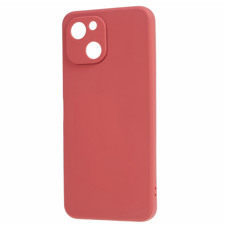 Straight Edge Phone Case for Huawei Maimang A20 , Precise Cutout Soft TPU Protective Cover - Red