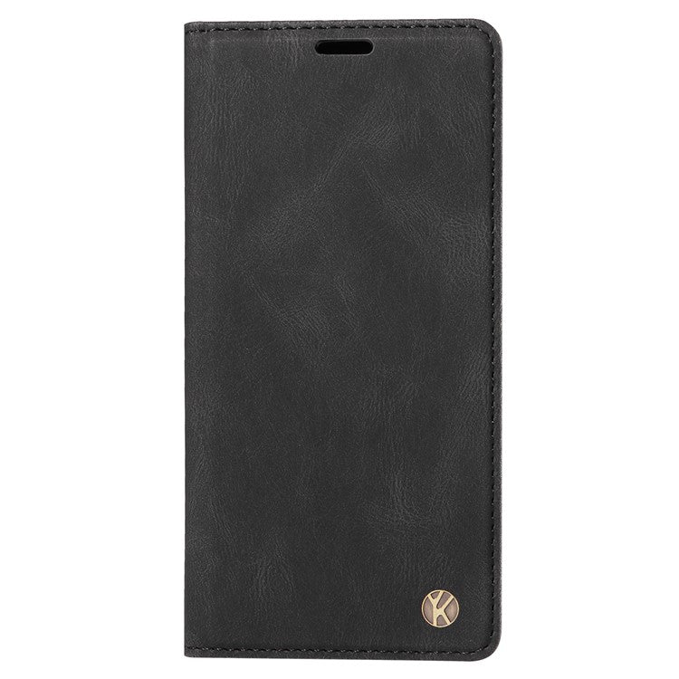 YIKATU YK-004 For Honor X40 5G / X9a 5G / Magic5 Lite 5G Anti-drop Leather Cover Wallet Stand Phone Case - Black