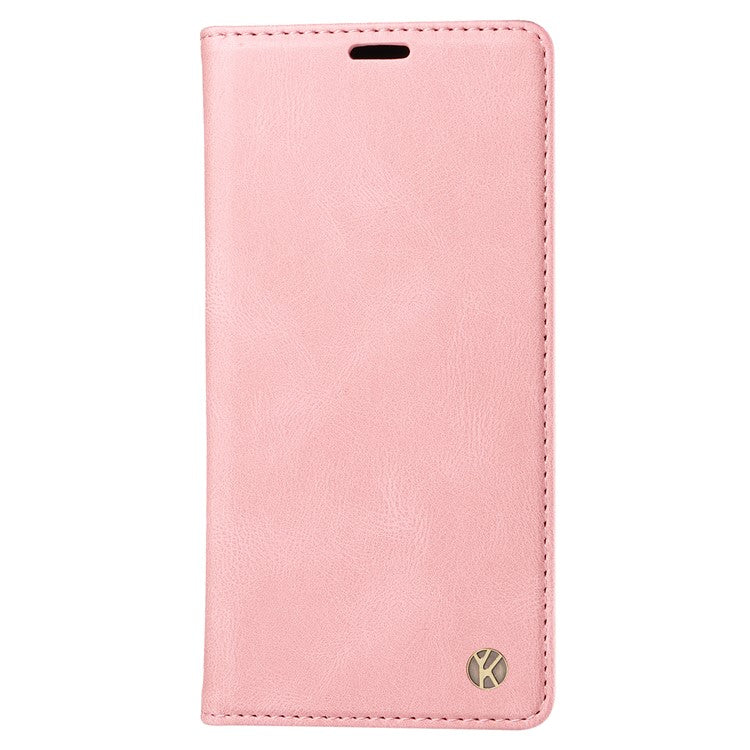 YIKATU YK-004 For Honor X40 5G / X9a 5G / Magic5 Lite 5G Anti-drop Leather Cover Wallet Stand Phone Case - Pink