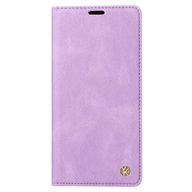 YIKATU YK-004 For Honor X40 5G / X9a 5G / Magic5 Lite 5G Anti-drop Leather Cover Wallet Stand Phone Case - Purple