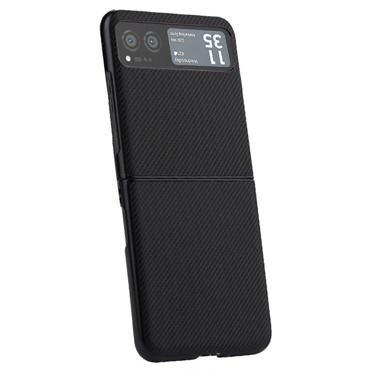VILI TC Series for Motorola Razr 40 5G PU Leather Coated PC+TPU Hybrid Cover Folding Phone Case