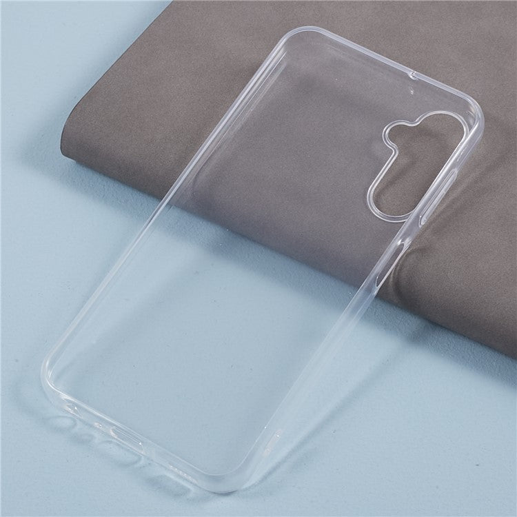 For Samsung Galaxy A25 5G (Global) (161.0 x 76.5 x 8.3mm) Super Slim TPU Phone Cover HD Clear Cell Phone Case (Big Rear Lens Cutout Hole)