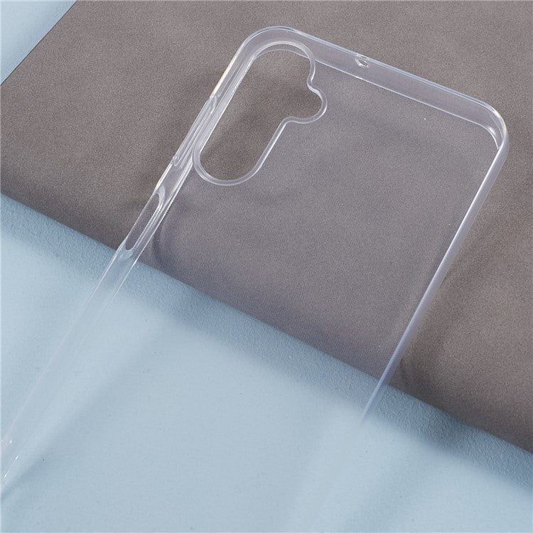 For Samsung Galaxy A25 5G (Global) (161.0 x 76.5 x 8.3mm) Super Slim TPU Phone Cover HD Clear Cell Phone Case (Big Rear Lens Cutout Hole)