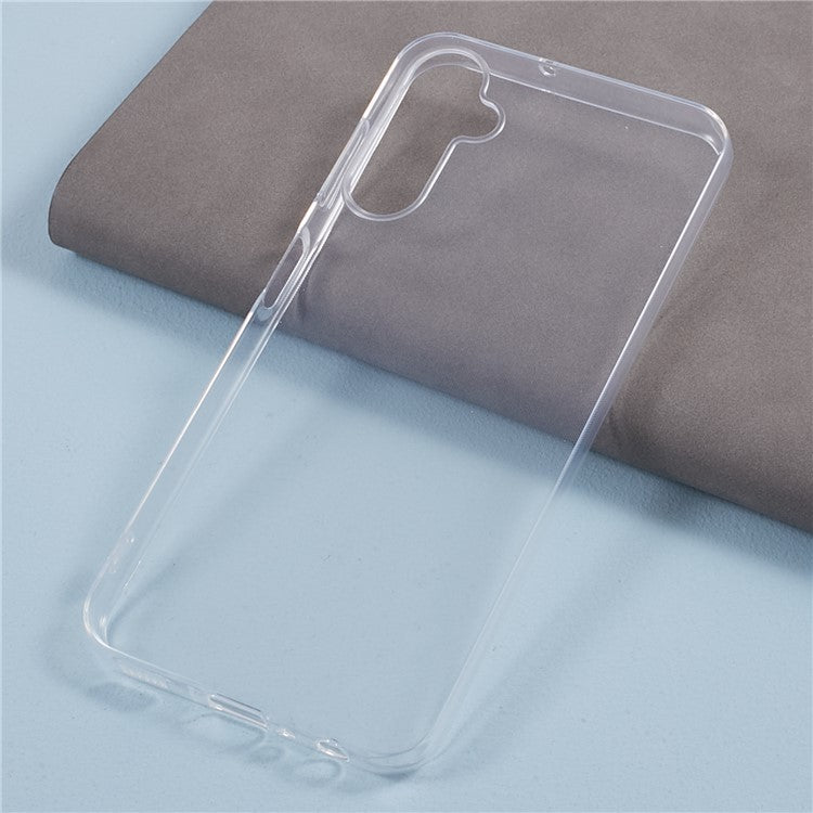 For Samsung Galaxy A25 5G (Global) (161.0 x 76.5 x 8.3mm) Super Slim TPU Phone Cover HD Clear Cell Phone Case (Big Rear Lens Cutout Hole)