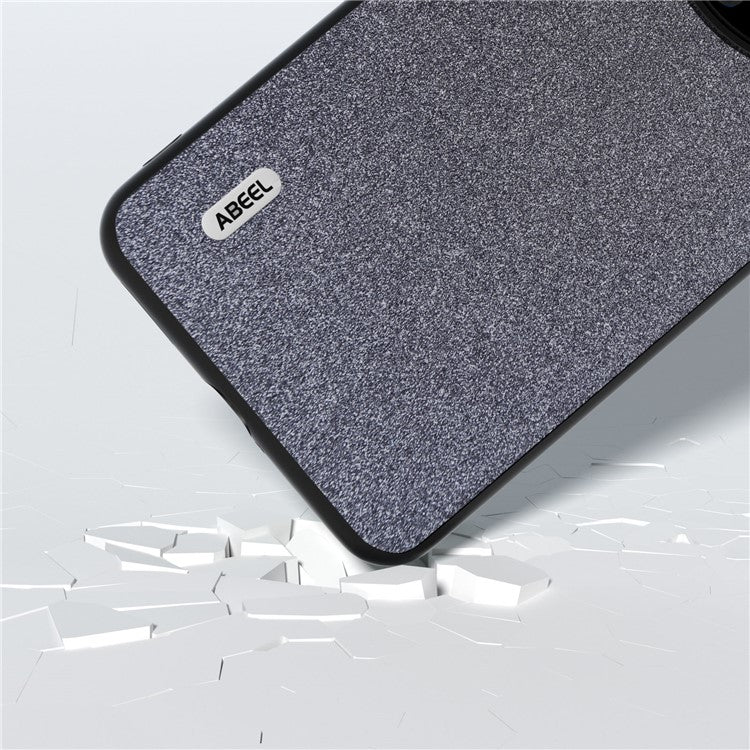 ABEEL For Huawei Mate 60 Glitter Leather Coated TPU+PC Case Anti-scratch Cell Phone Cover - Black