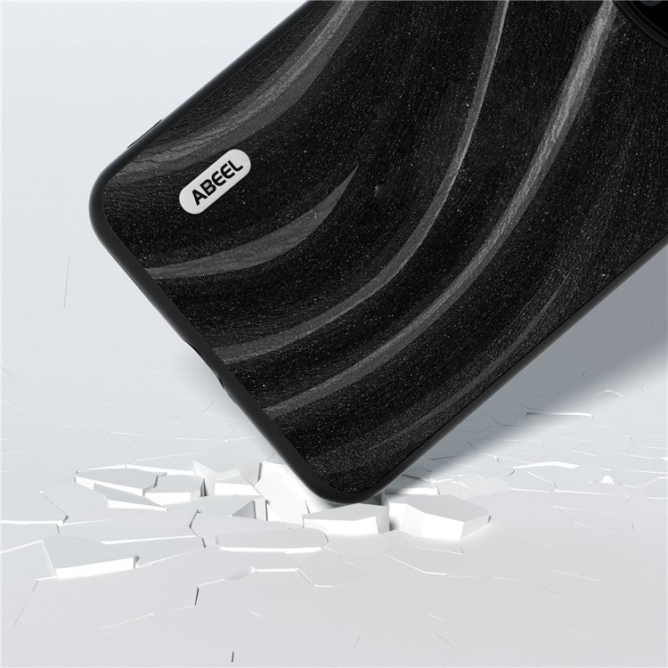 ABEEL Milky Way Series for Huawei Mate 60 Protective Phone Case PU Leather Coated PC+TPU Phone Cover - Black