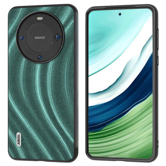 ABEEL Milky Way Series for Huawei Mate 60 Protective Phone Case PU Leather Coated PC+TPU Phone Cover - Green