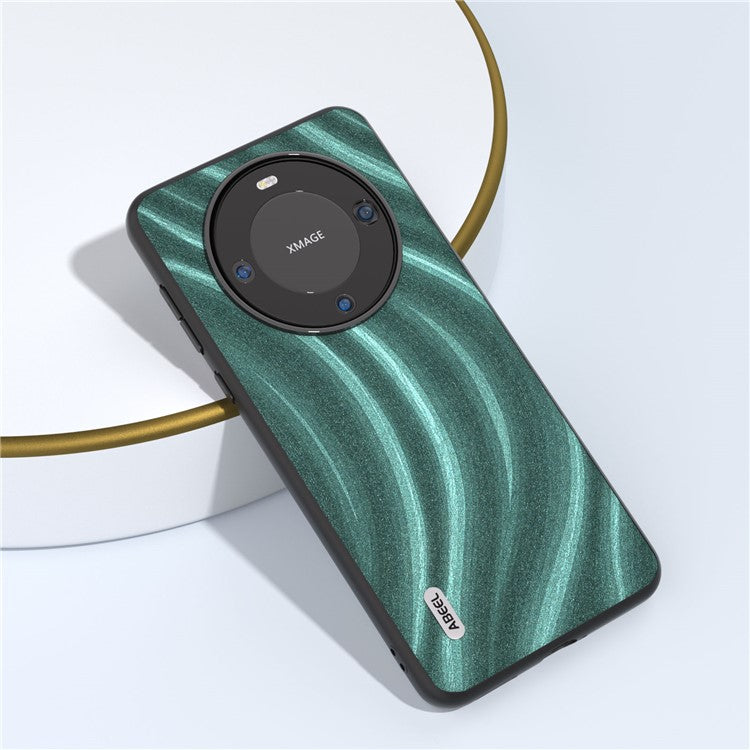 ABEEL Milky Way Series for Huawei Mate 60 Protective Phone Case PU Leather Coated PC+TPU Phone Cover - Green