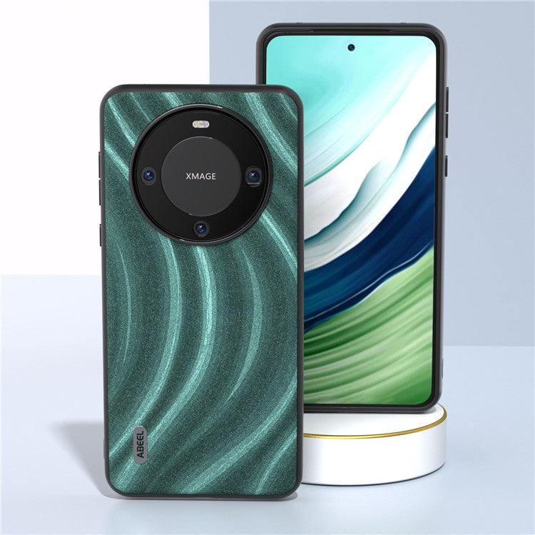 ABEEL Milky Way Series for Huawei Mate 60 Protective Phone Case PU Leather Coated PC+TPU Phone Cover - Green