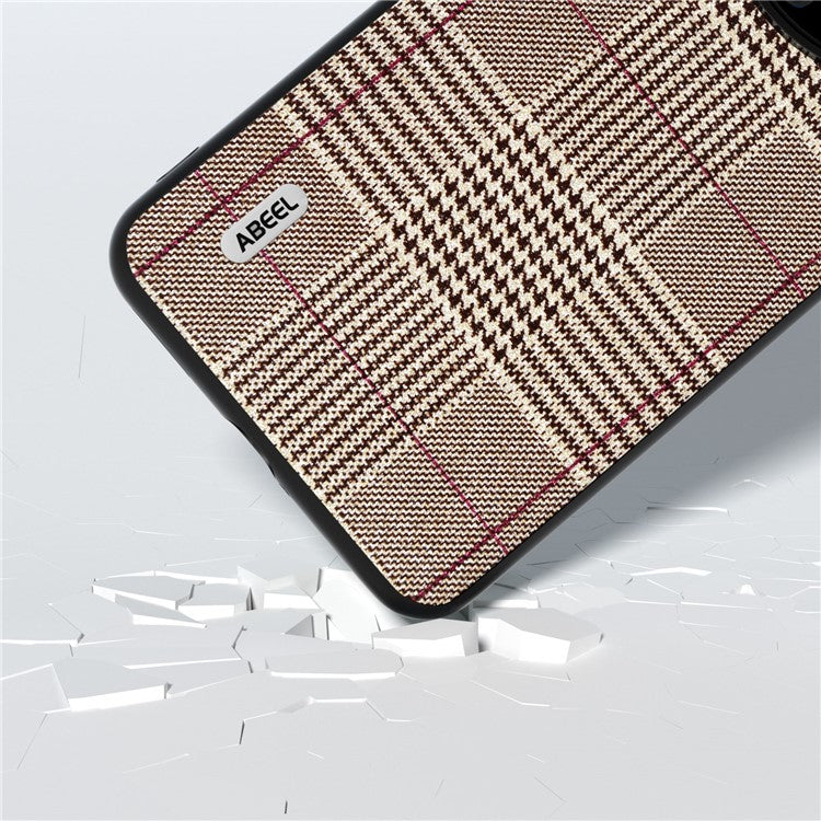 ABEEL For Huawei Mate 60 Pro Glittery Powder Leather Coated TPU+PC Case Anti-scratch Cell Phone Cover - Grid
