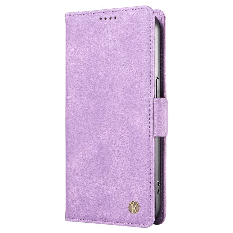 YIKATU YK-005 For Honor X40 5G / X9a 5G / Magic5 Lite 5G PU Leather Wallet Phone Case Stand Skin-touch Cover - Purple