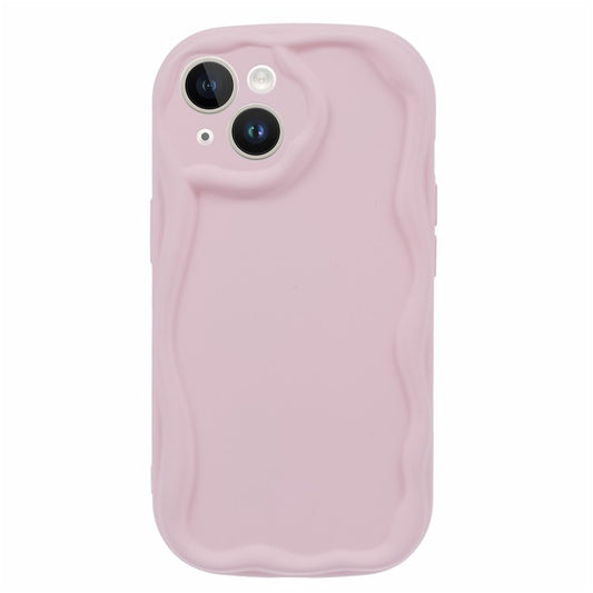 For iPhone 14 Case Flexible TPU Rubberized Candy Color Protective Phone Cover - Pink