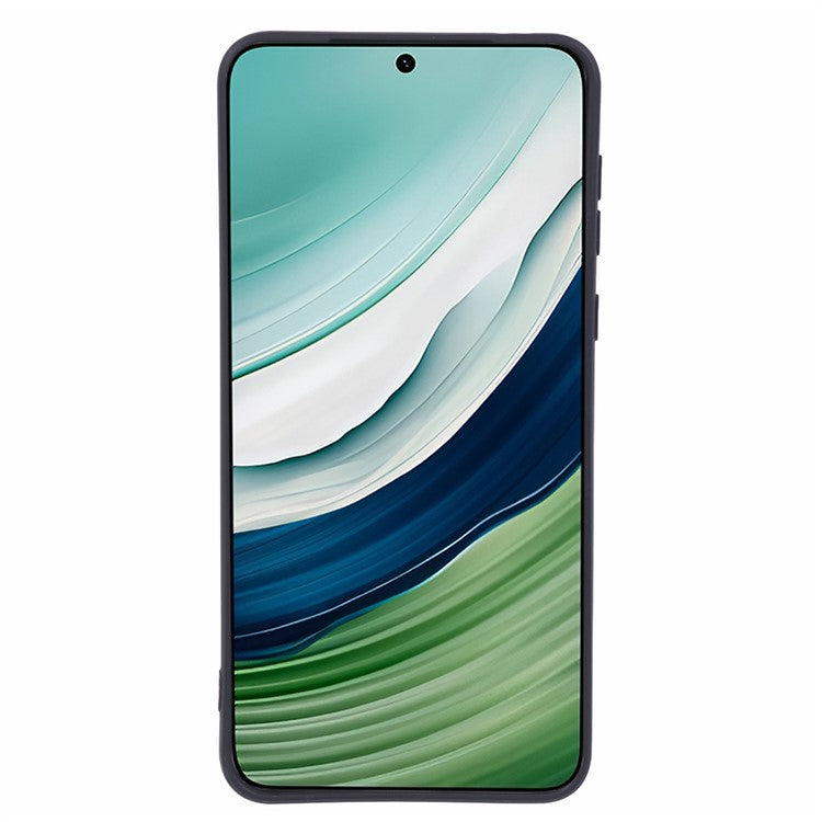 For Huawei Mate 60 Case Shockproof Slim-Fit Cell Phone Cover - Black