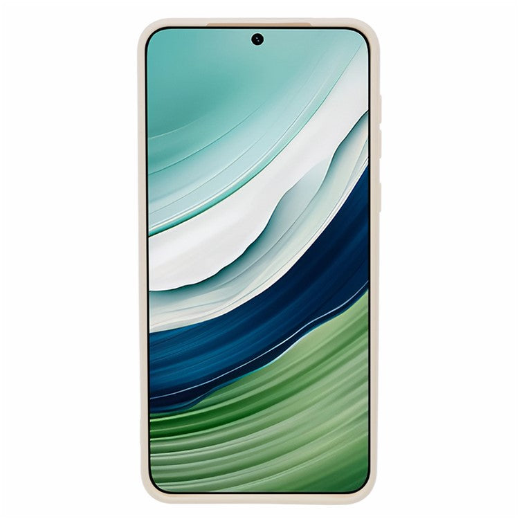 For Huawei Mate 60 Case Shockproof Slim-Fit Cell Phone Cover - White