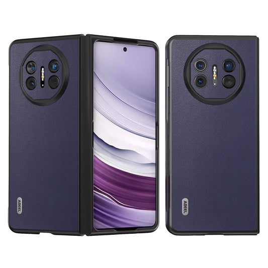 ABEEL For Huawei Mate X5 Case Smooth PU Leather + Hard PC Anti-Scratch Cover - Blue