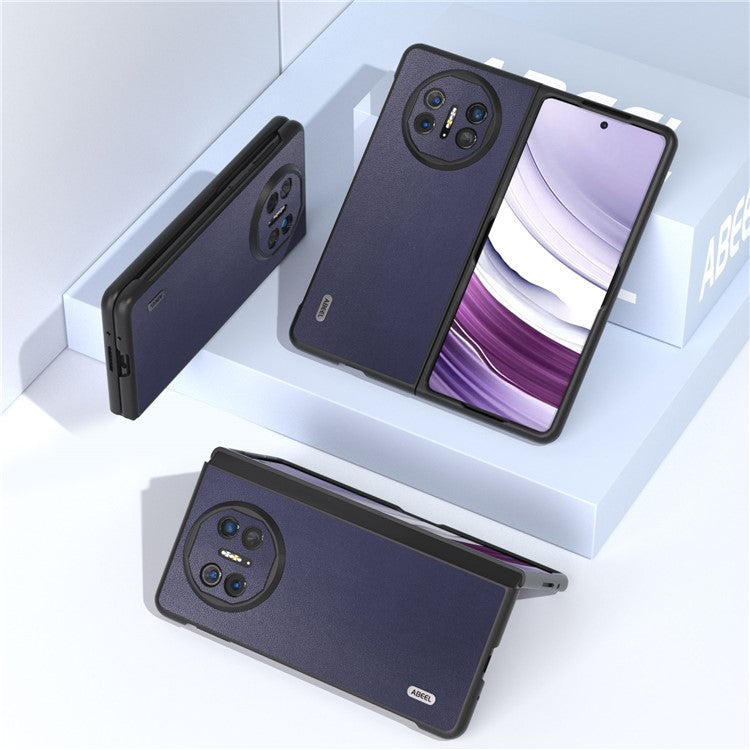 ABEEL For Huawei Mate X5 Case Smooth PU Leather + Hard PC Anti-Scratch Cover - Blue