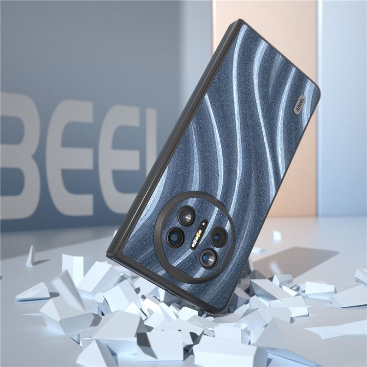 ABEEL Milky Way Series For Huawei Mate X5 Case PU Leather+PC Phone Cover - Blue