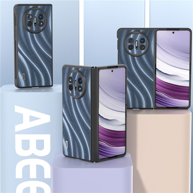 ABEEL Milky Way Series For Huawei Mate X5 Case PU Leather+PC Phone Cover - Blue