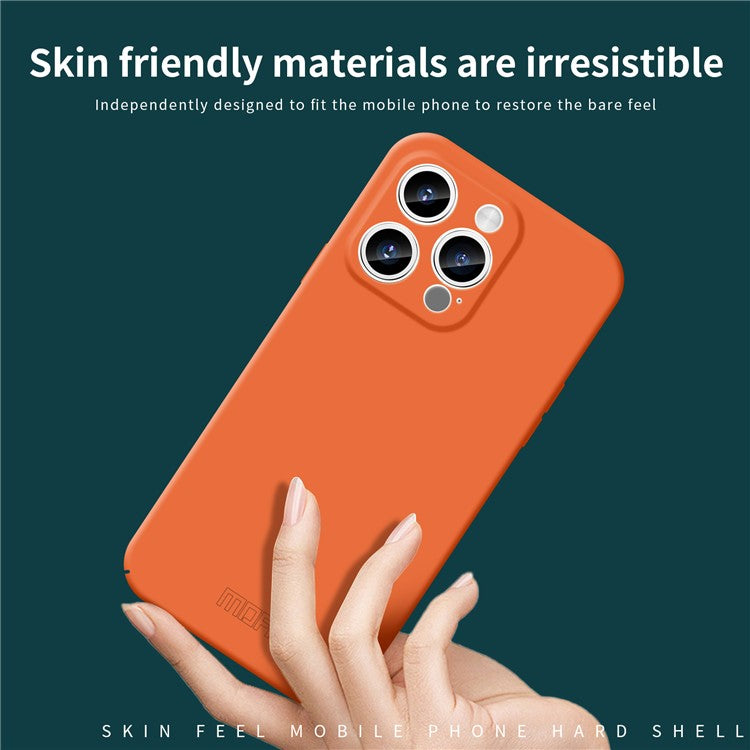 MOFI JK Qin Series For iPhone 14 Pro Case Matte Acrylic+TPU Phone Cover - Blue