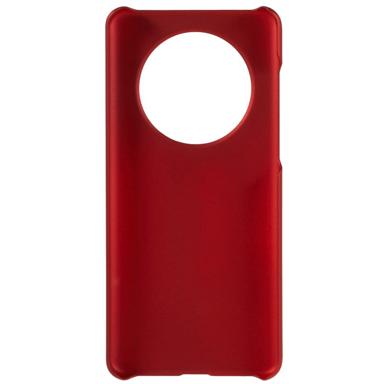 For Huawei Mate 60 Case Slim-Fit Shell Rubberized PC Cell Phone Cover - Red