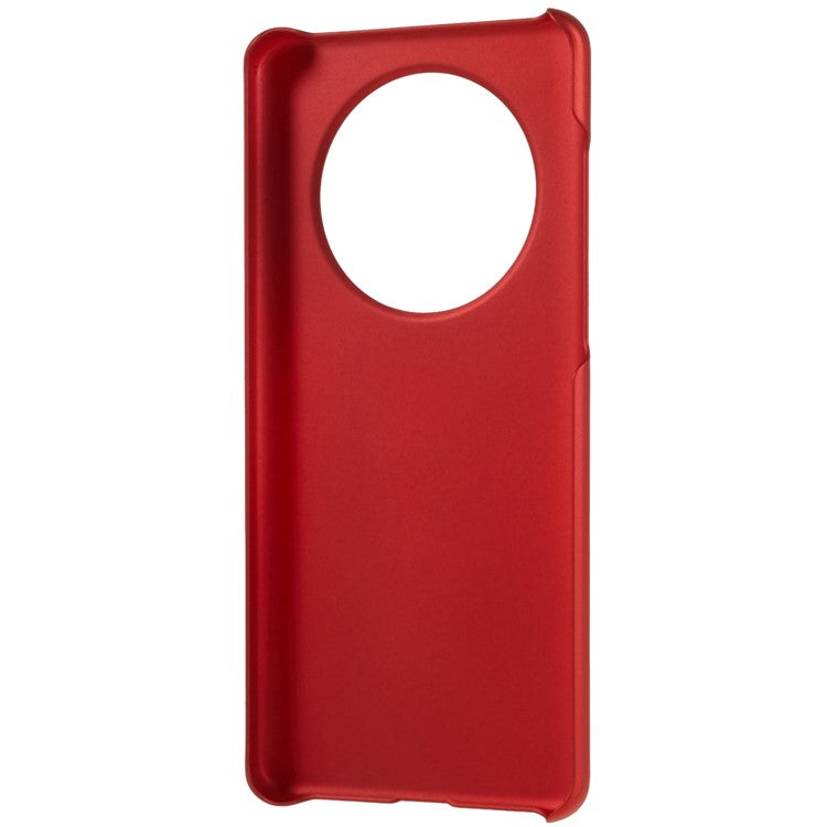 For Huawei Mate 60 Case Slim-Fit Shell Rubberized PC Cell Phone Cover - Red