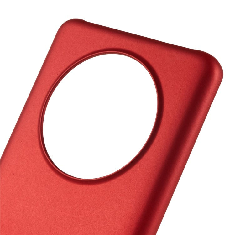 For Huawei Mate 60 Case Slim-Fit Shell Rubberized PC Cell Phone Cover - Red