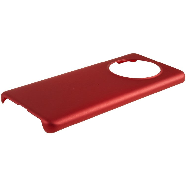 For Huawei Mate 60 Case Slim-Fit Shell Rubberized PC Cell Phone Cover - Red