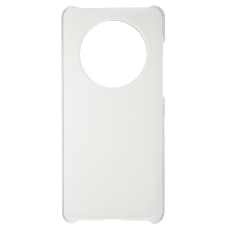 For Huawei Mate 60 Case Slim-Fit Shell Rubberized PC Cell Phone Cover - Transparent