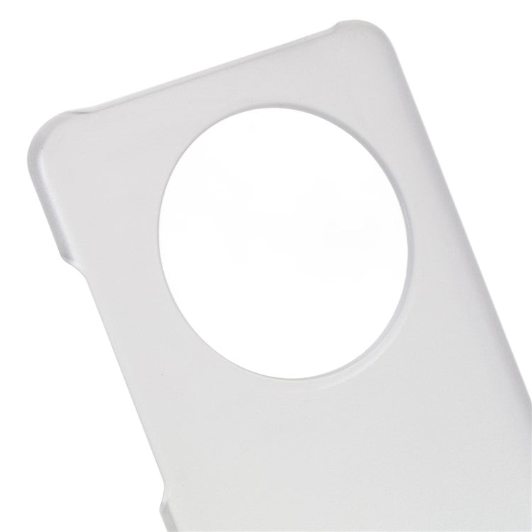 For Huawei Mate 60 Case Slim-Fit Shell Rubberized PC Cell Phone Cover - Transparent