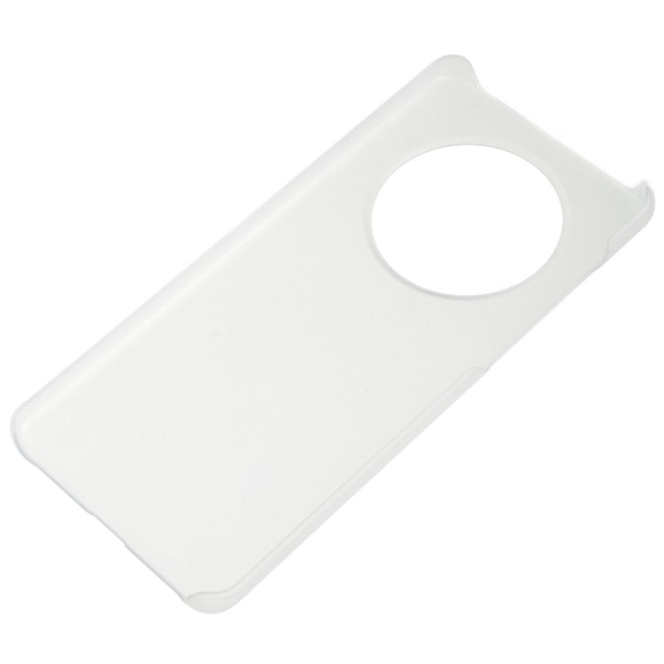 For Huawei Mate 60 Case Slim-Fit Shell Rubberized PC Cell Phone Cover - Transparent