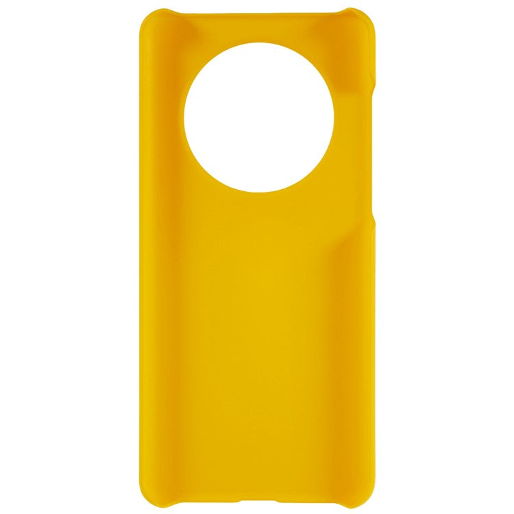 For Huawei Mate 60 Pro Cell Phone Case Anti-Scratch Rubberized PC Phone Cover - Yellow