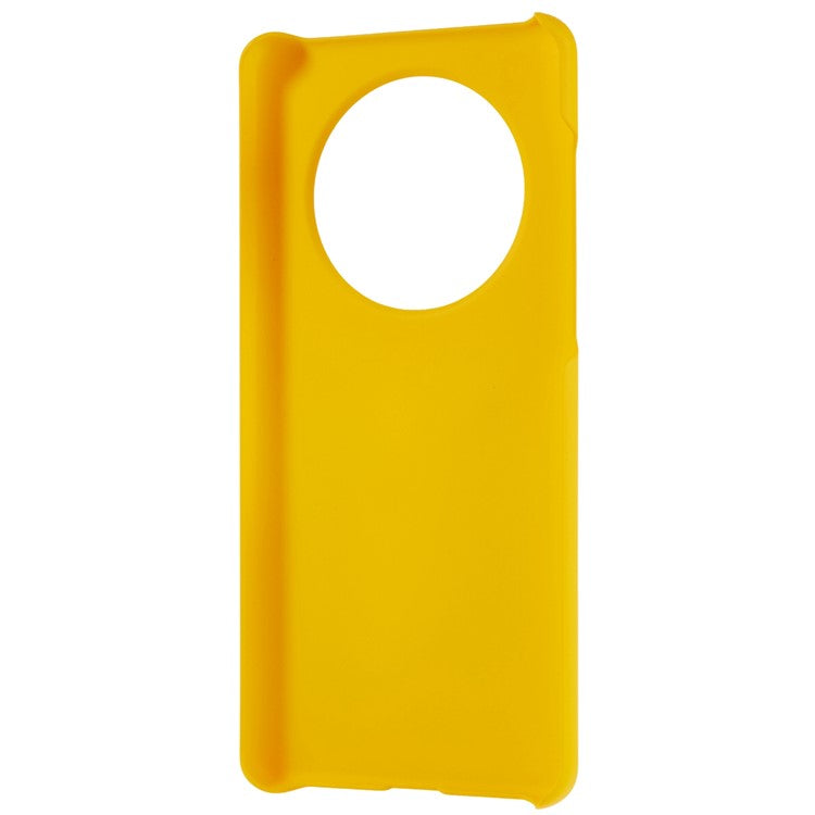 For Huawei Mate 60 Pro Cell Phone Case Anti-Scratch Rubberized PC Phone Cover - Yellow