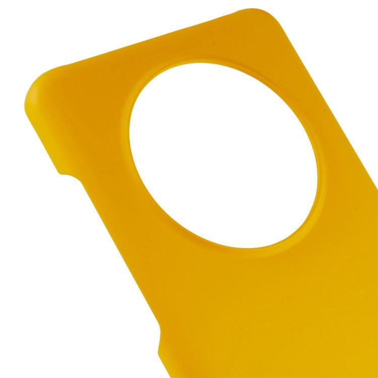 For Huawei Mate 60 Pro Cell Phone Case Anti-Scratch Rubberized PC Phone Cover - Yellow