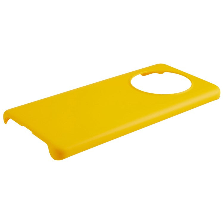 For Huawei Mate 60 Pro Cell Phone Case Anti-Scratch Rubberized PC Phone Cover - Yellow