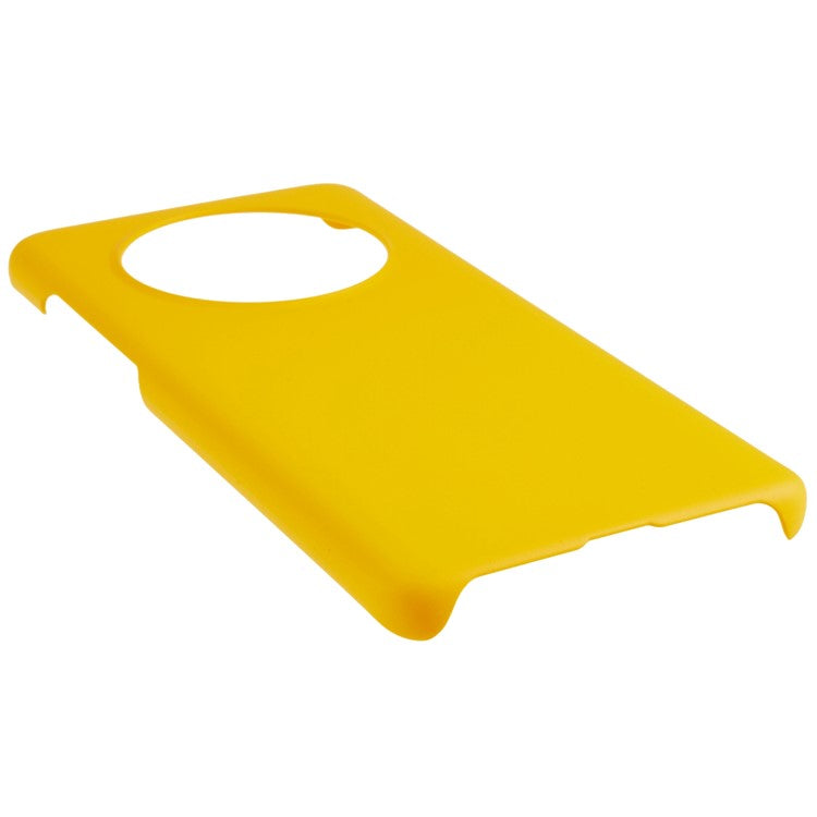 For Huawei Mate 60 Pro Cell Phone Case Anti-Scratch Rubberized PC Phone Cover - Yellow