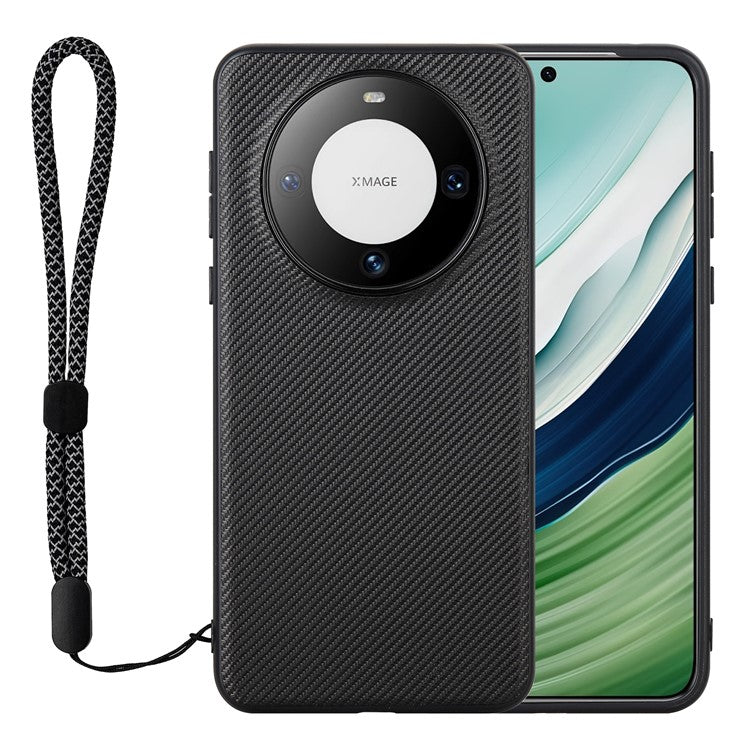 VILI TC Series for Huawei Mate 60 Case Anti-Scratch PU Leather Coated TPU Textured Phone Cover