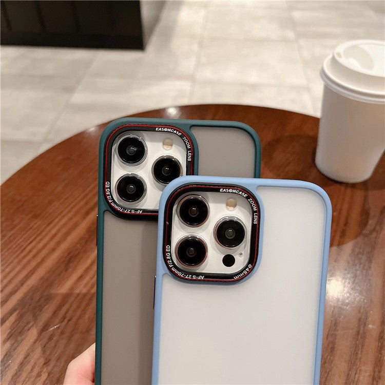 For iPhone 14 Pro Case Back Protector Mobile Phone TPU+PC Cover - Black