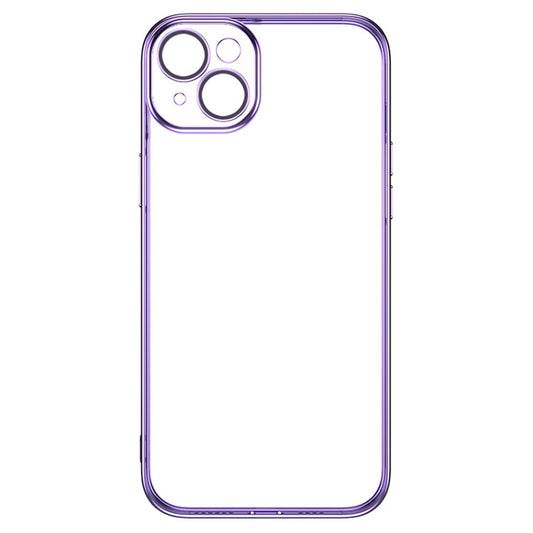 TOTU AA-155 For iPhone 14 Phone Case Electroplating Transparent TPU Cover - Purple