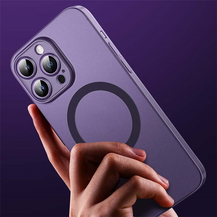TOTU AA-170 for iPhone 14 Pro Max Case Anti-Drop PC Phone Cover Compatible with MagSafe - Transparent