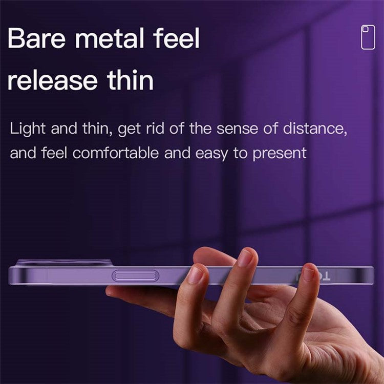 TOTU AA-170 for iPhone 14 Pro Max Case Anti-Drop PC Phone Cover Compatible with MagSafe - Transparent