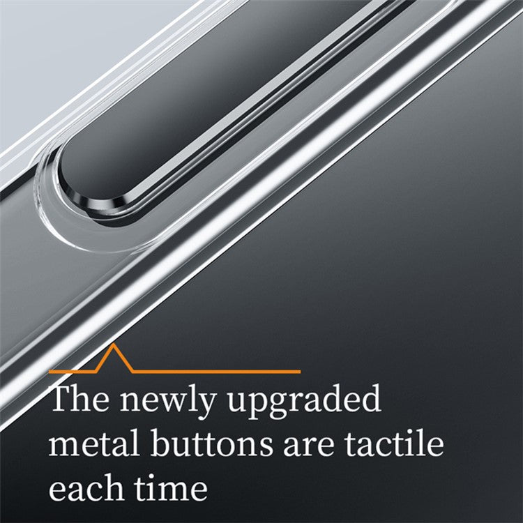 SULADA For iPhone 14 Pro Case TPU+PC Clear Phone Cover with Camera Kickstand - Silver