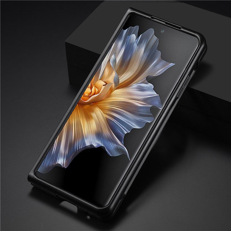 LC.IMEEKE For Honor Magic Vs 5G Case PU Leather+TPU+EVA Carbon Fiber Texture Phone Cover