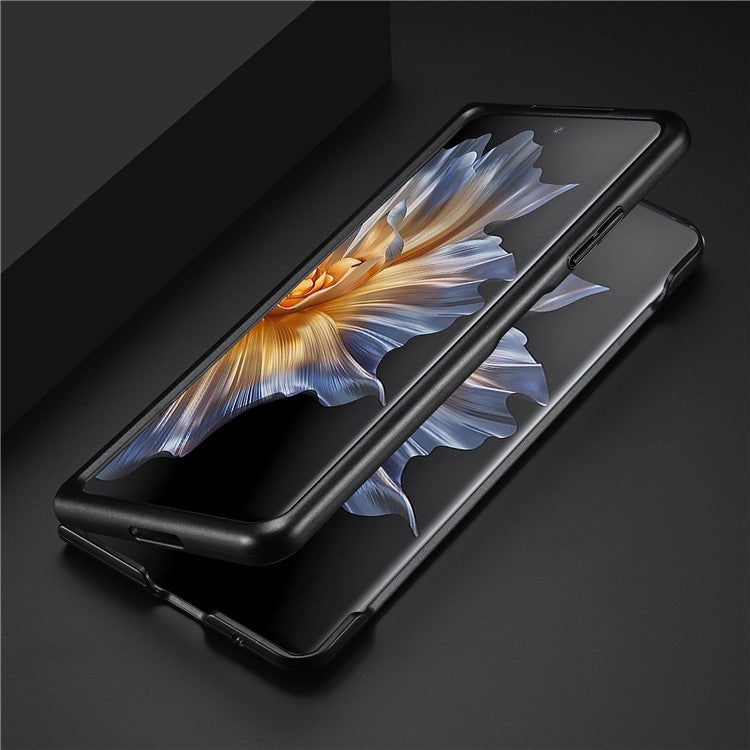 LC.IMEEKE For Honor Magic Vs 5G Case PU Leather+TPU+EVA Carbon Fiber Texture Phone Cover